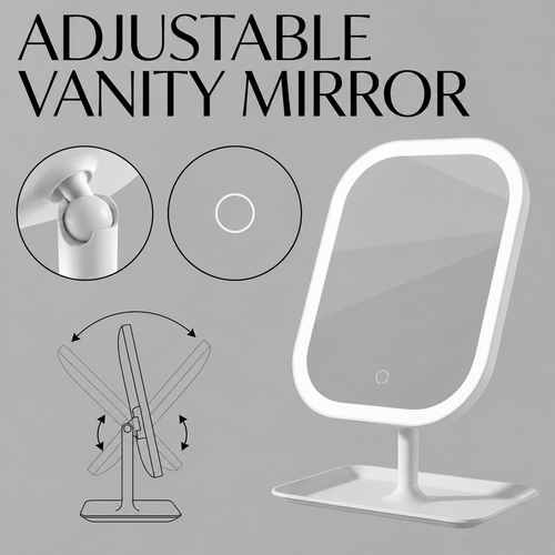 LED Makeup Mirror - Rechargeable Vanity Mirror